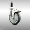 Service Caster 5 Inch 316SS Thermoplastic Rubber Swivel 1-1/8 Inch Stem Caster Lock Brake SCC SCC-SS316TTLEX20S514-TPRB-118 - alternate 1